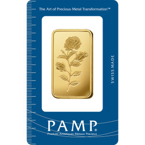 PAMP Rose Gold Minted Bar - 1oz