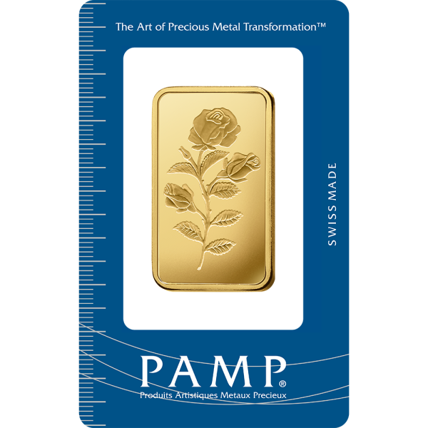 PAMP Rose Gold Minted Bar - 1oz