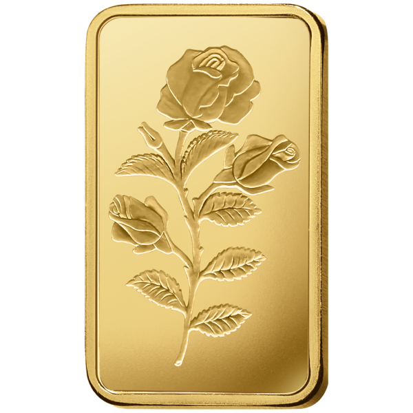 Rosa Gold Minted Bar - 1oz